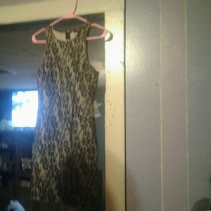 Ladies short body contour dress